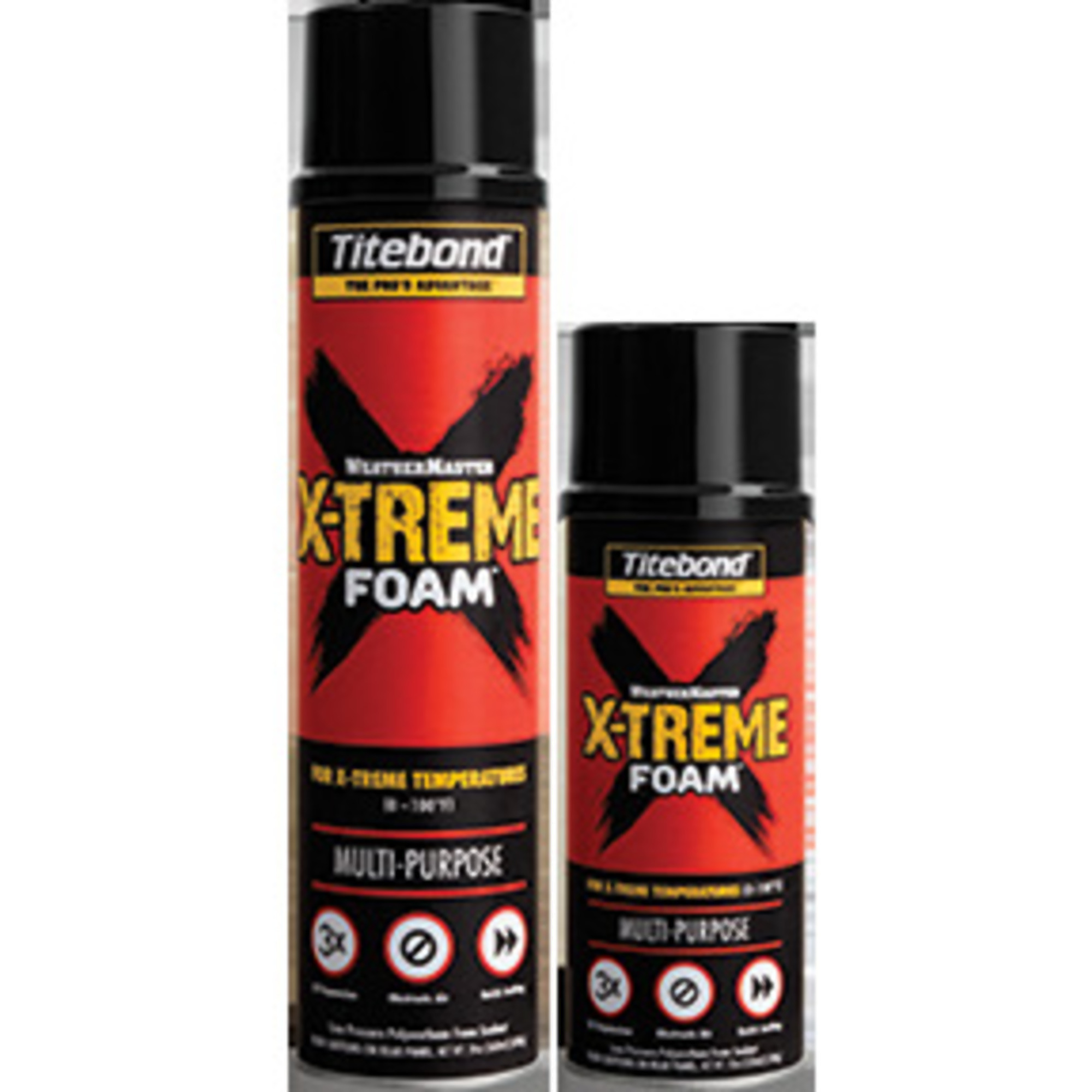 Titebond 8522 X-TREME Multipurpose Gun Foam Aerosol 24oz, 12PK